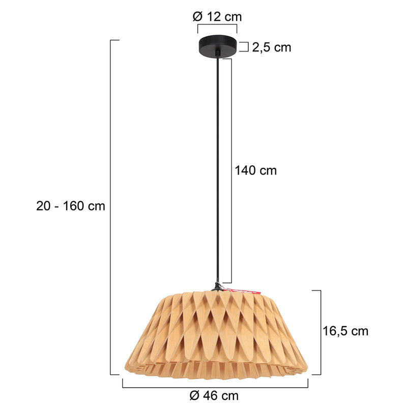 AN Hangl. 1-l. wave 46cm