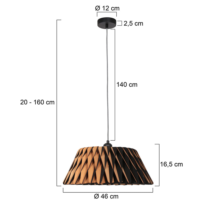 AN Hangl. 1-l. wave 46cm