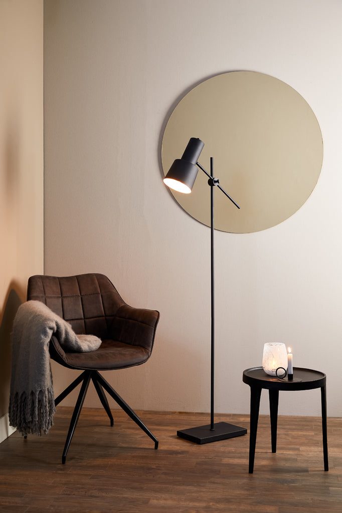 Vloerlamp Preston - Zwart - 31x19x141 - 155cm