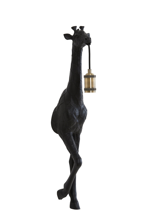 Wall lamp 24,5x12x75 cm GIRAFFE matt black