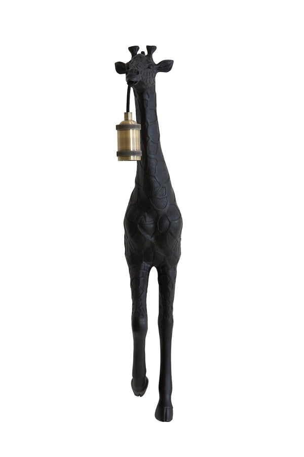 Wall lamp 24,5x12x75 cm GIRAFFE matt black