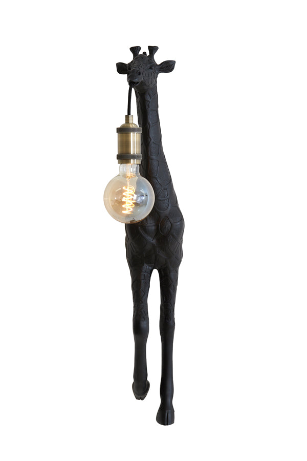 Wall lamp 24,5x12x75 cm GIRAFFE matt black