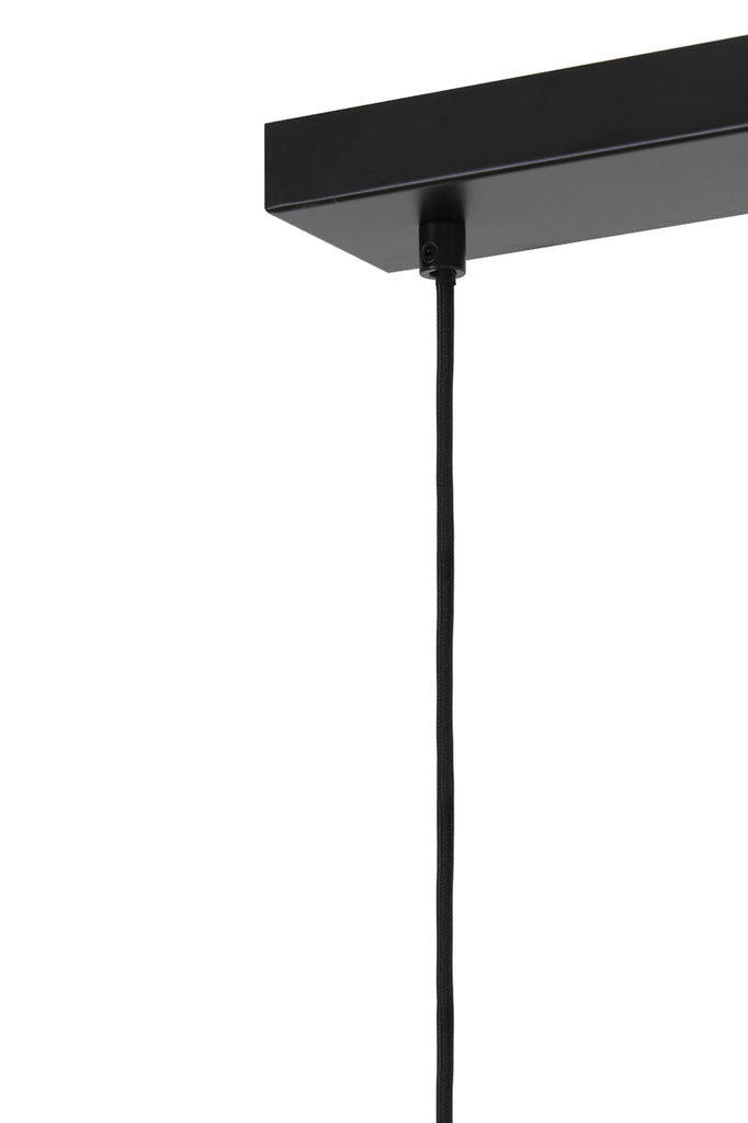 Hanglamp Lekar – Antiek Brons – 110x22x32cm - 5 Lampen