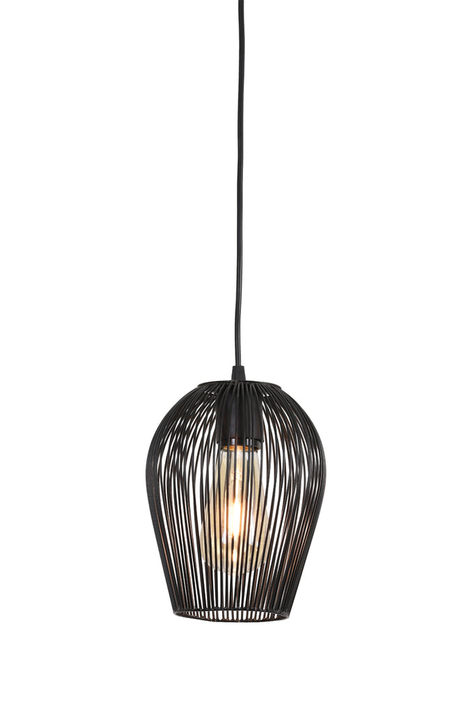 Hanglamp Abby – Mat zwart – Ø16cm