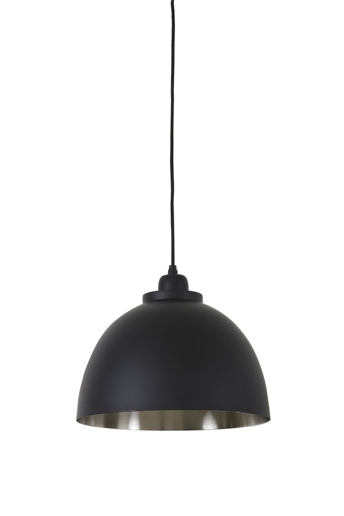 Hanglamp Kylie – Zwart/Nikkel – Ø30cm