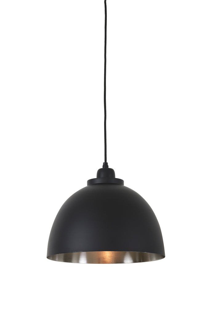 Hanglamp Kylie – Zwart/Nikkel – Ø30cm