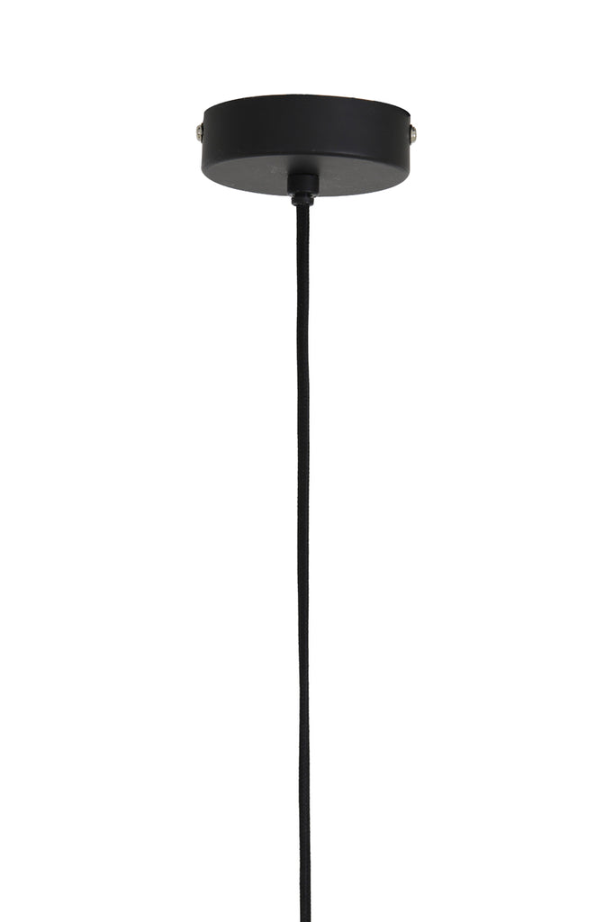 Hanglamp Kylie – Zwart/Nikkel – Ø30cm