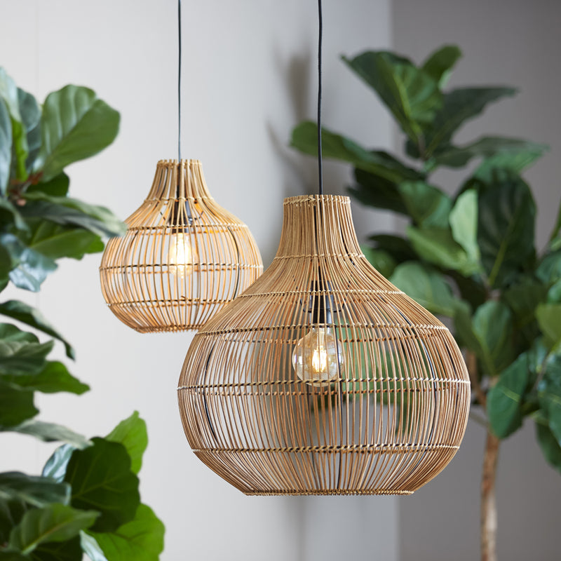 Hanglamp Pacino – Rotan – Ø30cm