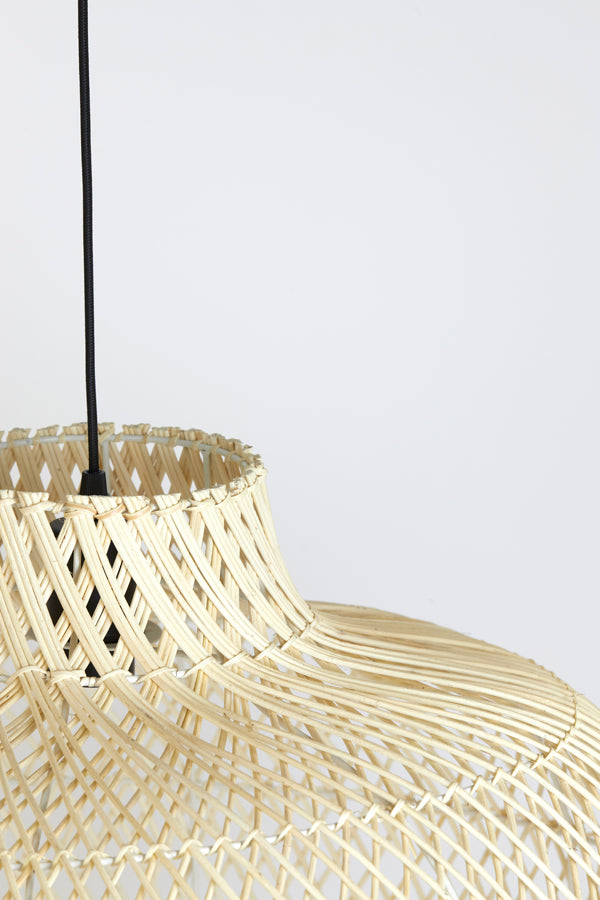 Hanglamp CHARITA - Rotan - 60x43 cm