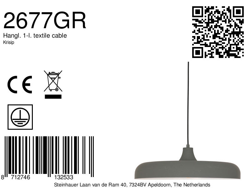 Hangl. 1-l. textile cable