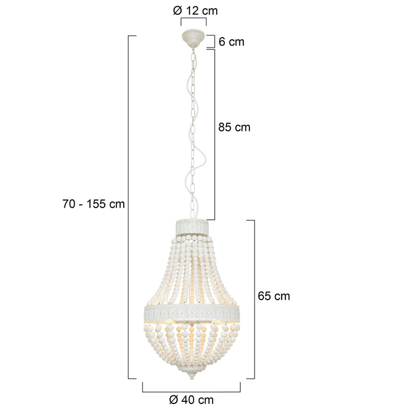 Hangl. 3-l 40cm wood *M*