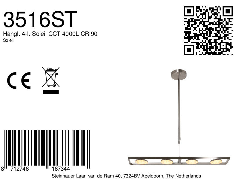 Hangl. 4-l. Soleil CCT 4000L CRI90