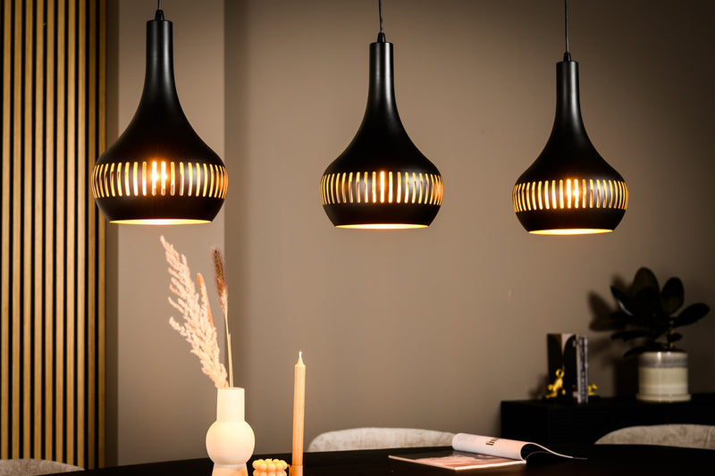 Hanglamp - Zwart - 3 Lampen