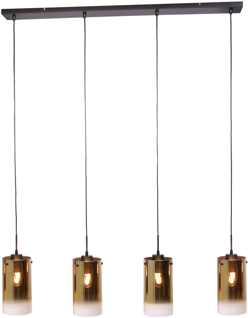 Hanglamp - Goud - 4 Lampen