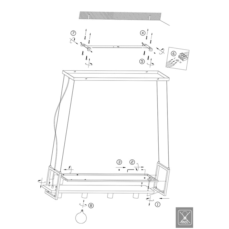 Hanglamp Buckley  2983ZW zwart