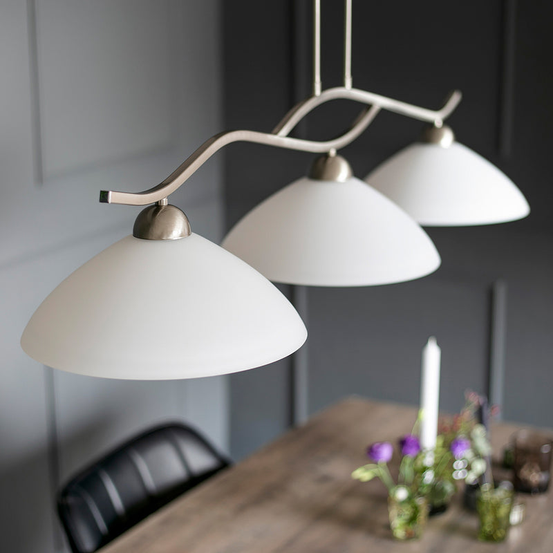 Hanglamp Capri 6837ST Staal