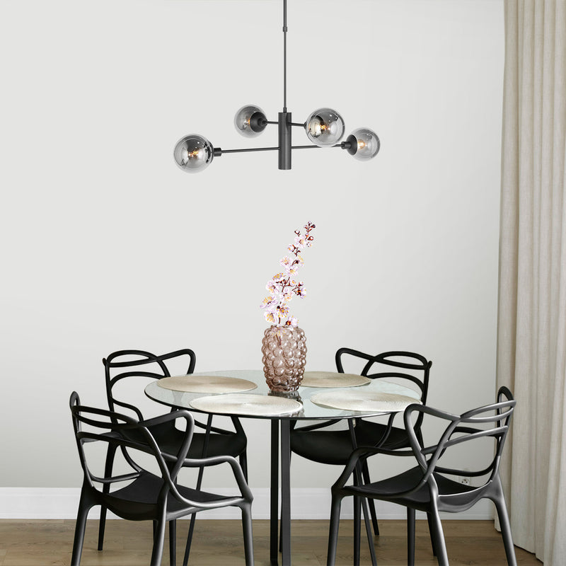 Hanglamp Constellation 3804ZW Zwart met onderlicht