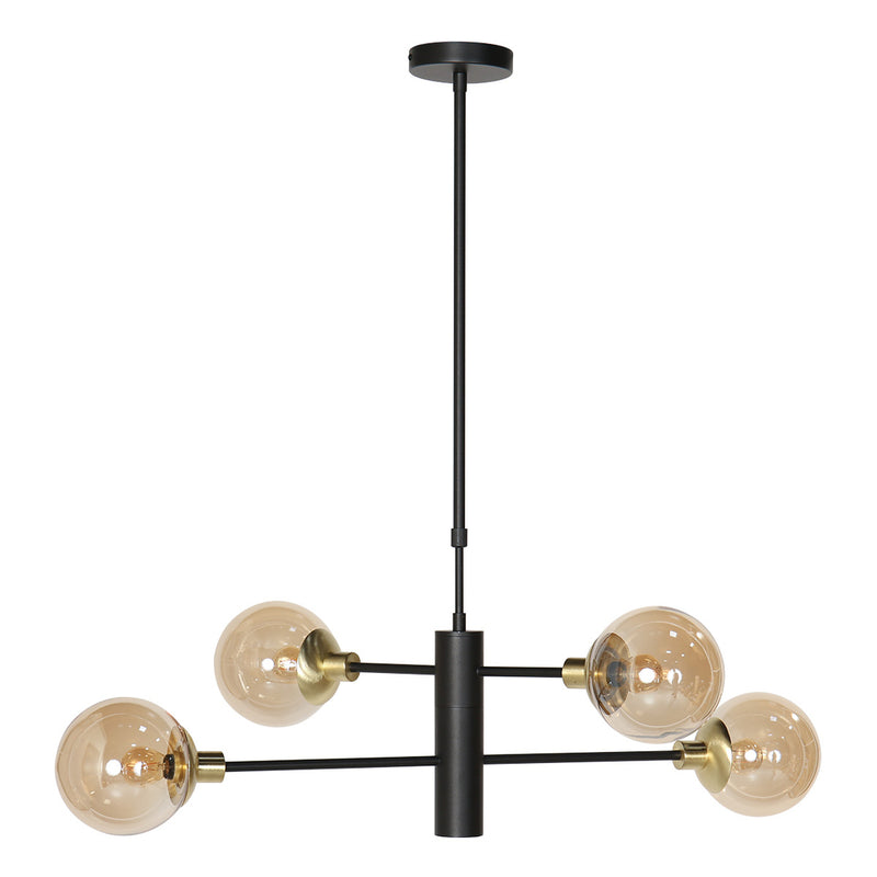 Hanglamp Constellation 3805ME amber bollen met onder licht