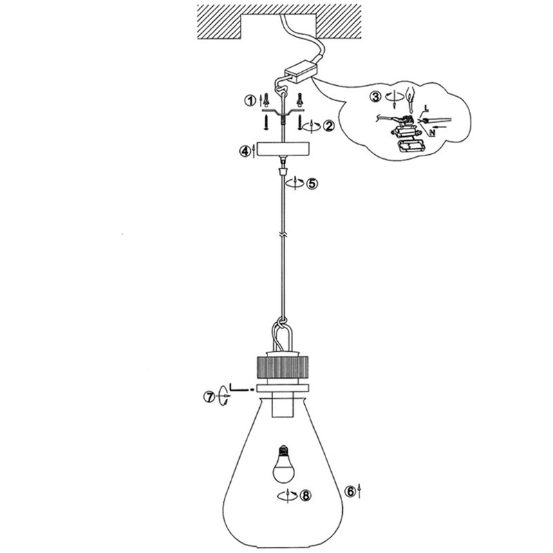 Hanglamp Flere 2669ZW Zwart