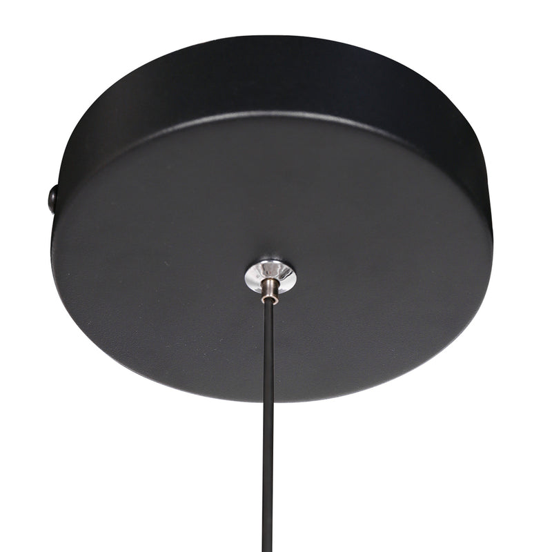 Hanglamp Geripu 3840ZW Ø15cm geribbeld kunststof met led module