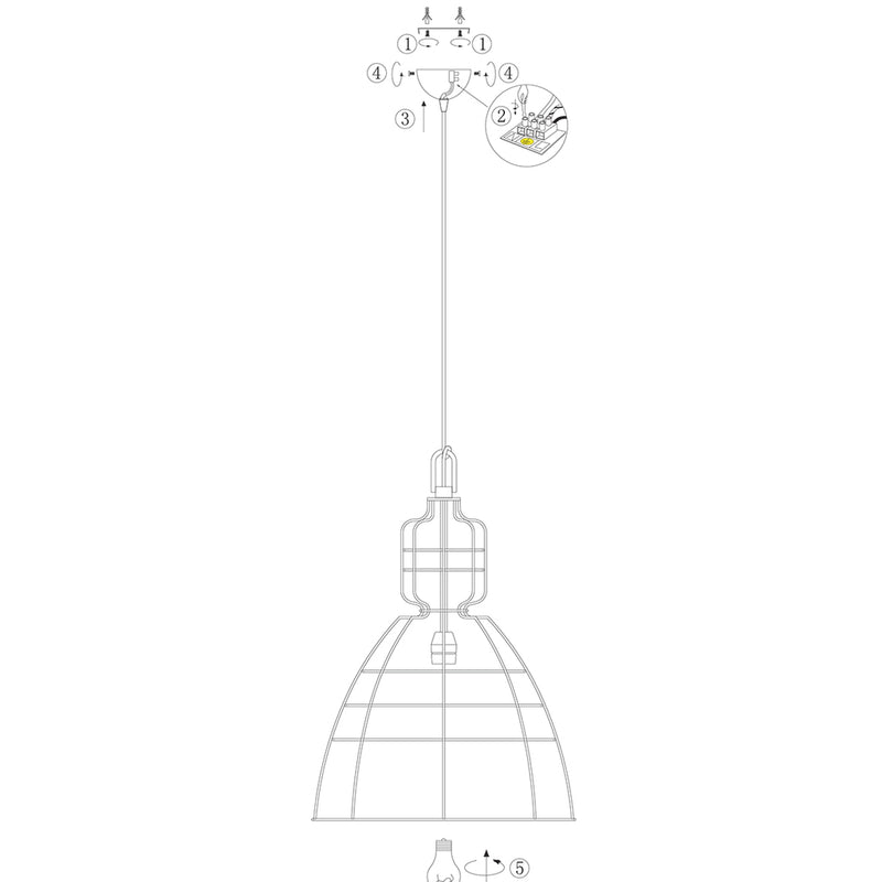 Hanglamp Mark III 7872ZW Zwart