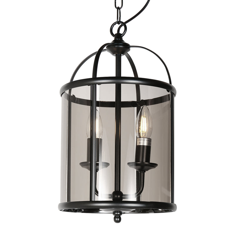 Hanglamp Pimpernel 5971ZW Zwart Ø23 cm klassieke lantaarn