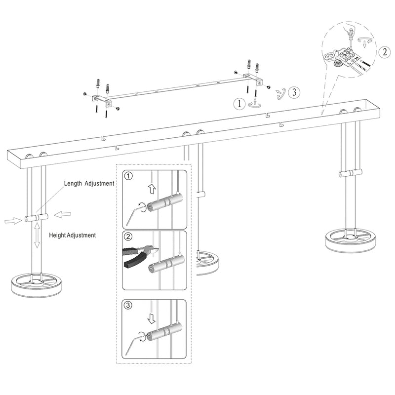 Hanglamp Piola 3501ST Staal