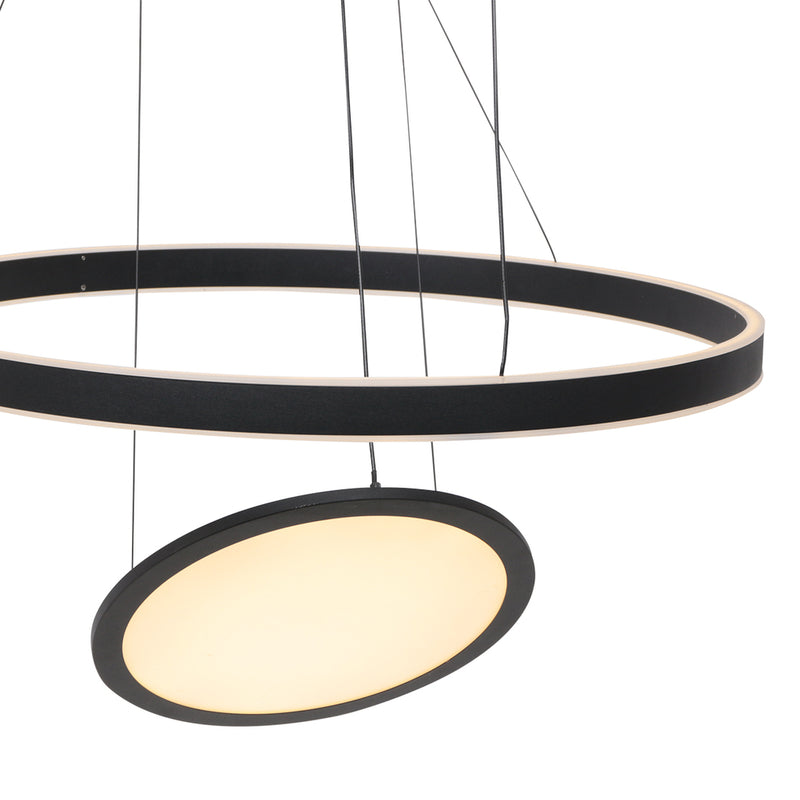 Hanglamp Ringlux 3514ZW Zwart