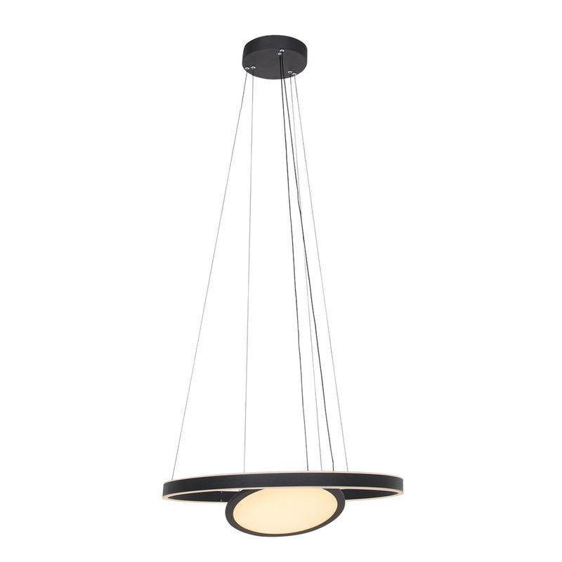 Hanglamp Ringlux 3514ZW Zwart