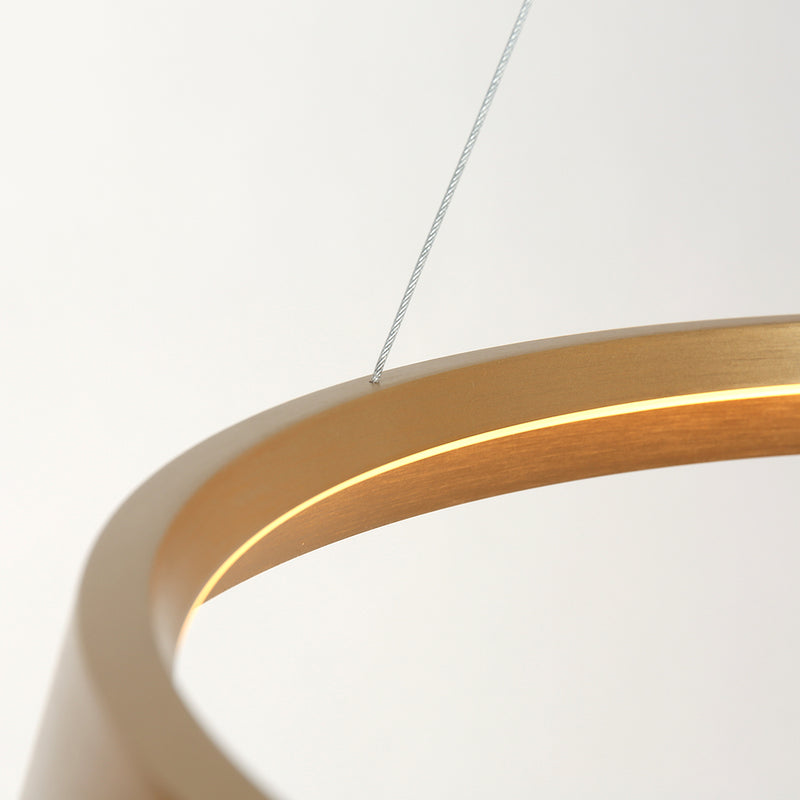 Hanglamp Ringlux 3692GO Goud Ø60 4000 Lumen