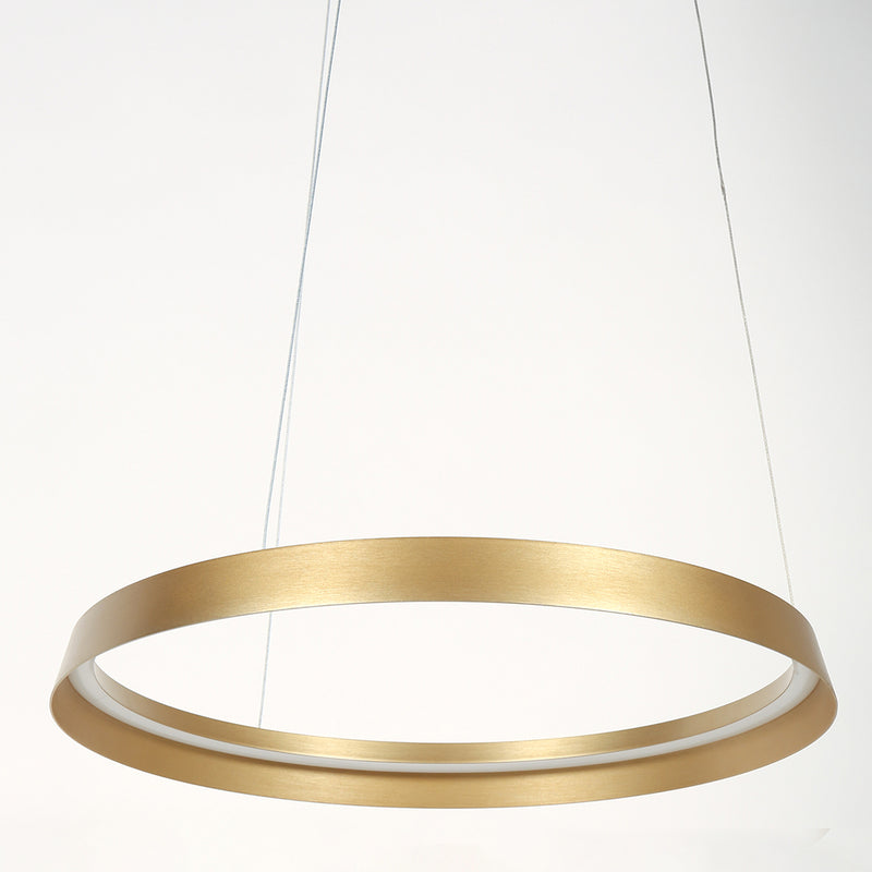 Hanglamp Ringlux 3692GO Goud Ø60 4000 Lumen