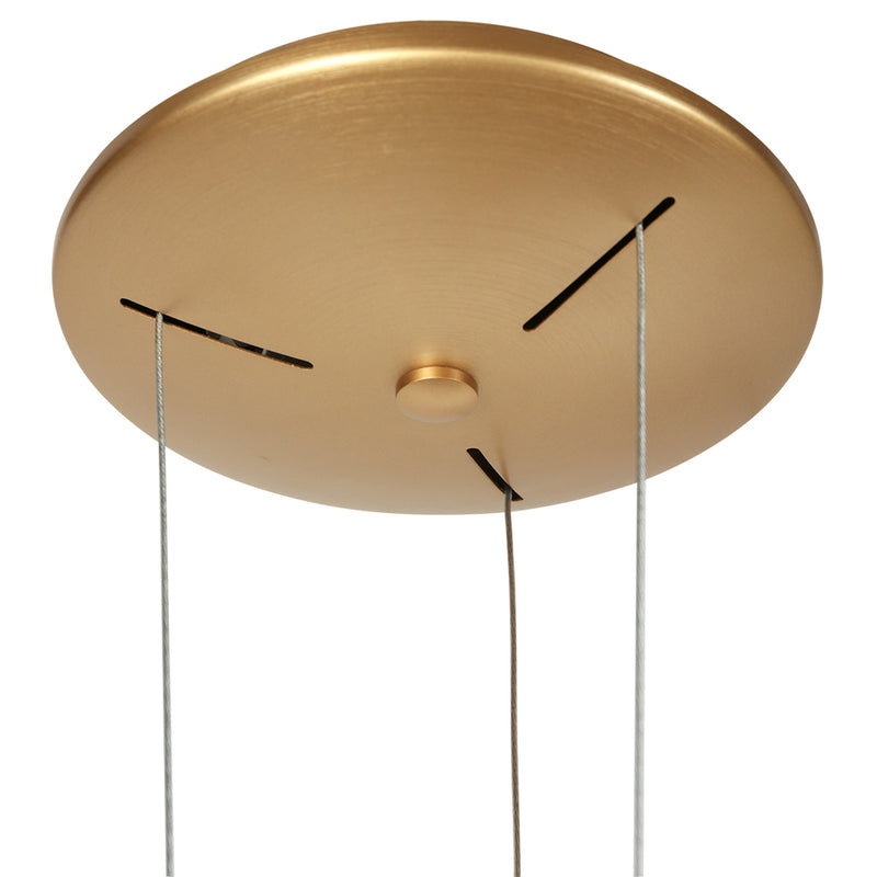 Hanglamp Ringlux 3692GO Goud Ø60 4000 Lumen