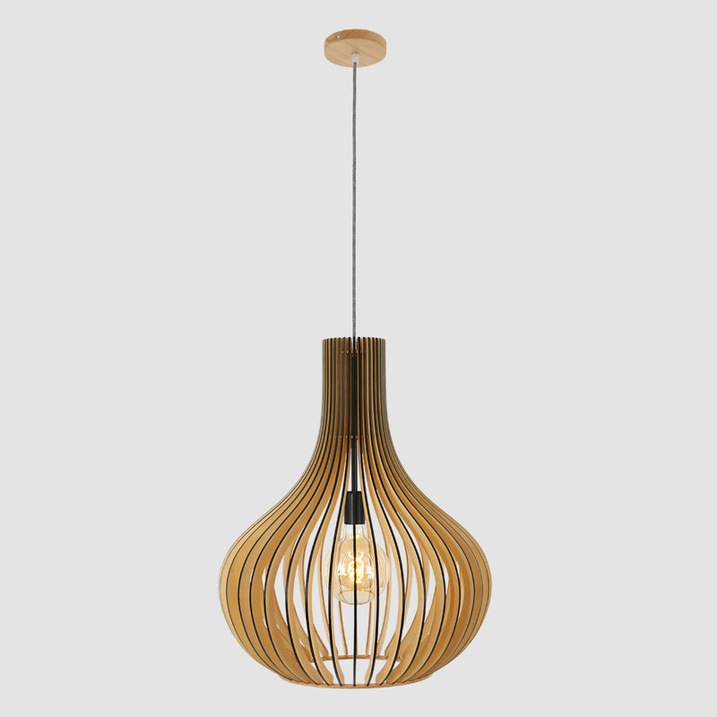 Hanglamp Smukt 2697BE Blank hout