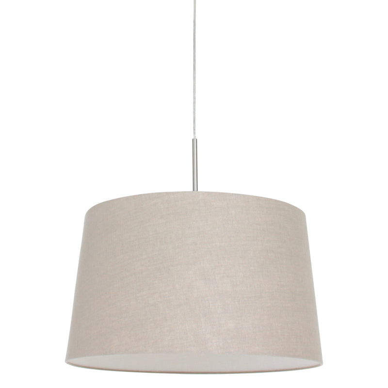 Hanglamp Sparkled Light 3602ST+K1001RS Staal-Grijs Linnen