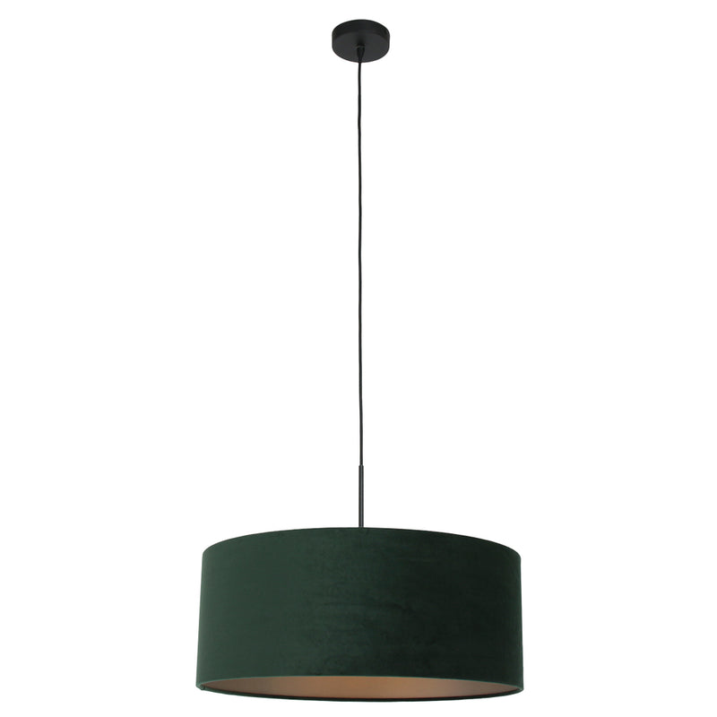 Hanglamp Sparkled Light 3602ZW+K1066VS Zwart-Fluweel Groen