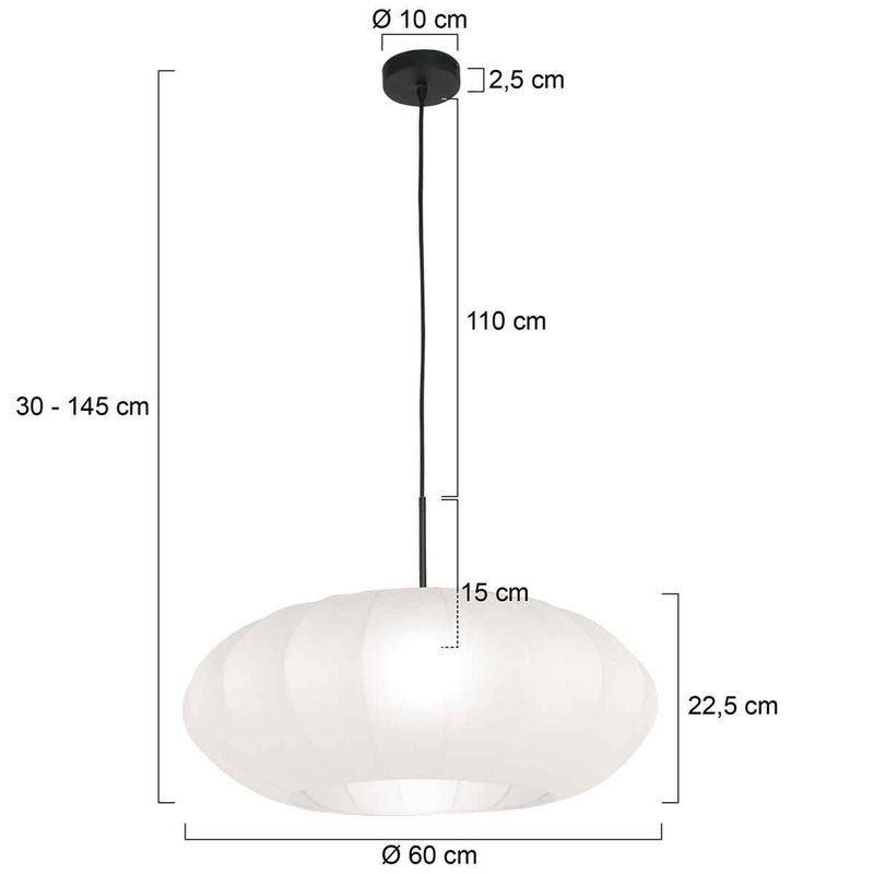 Hanglamp Sparkled light 3809ZW Zwart