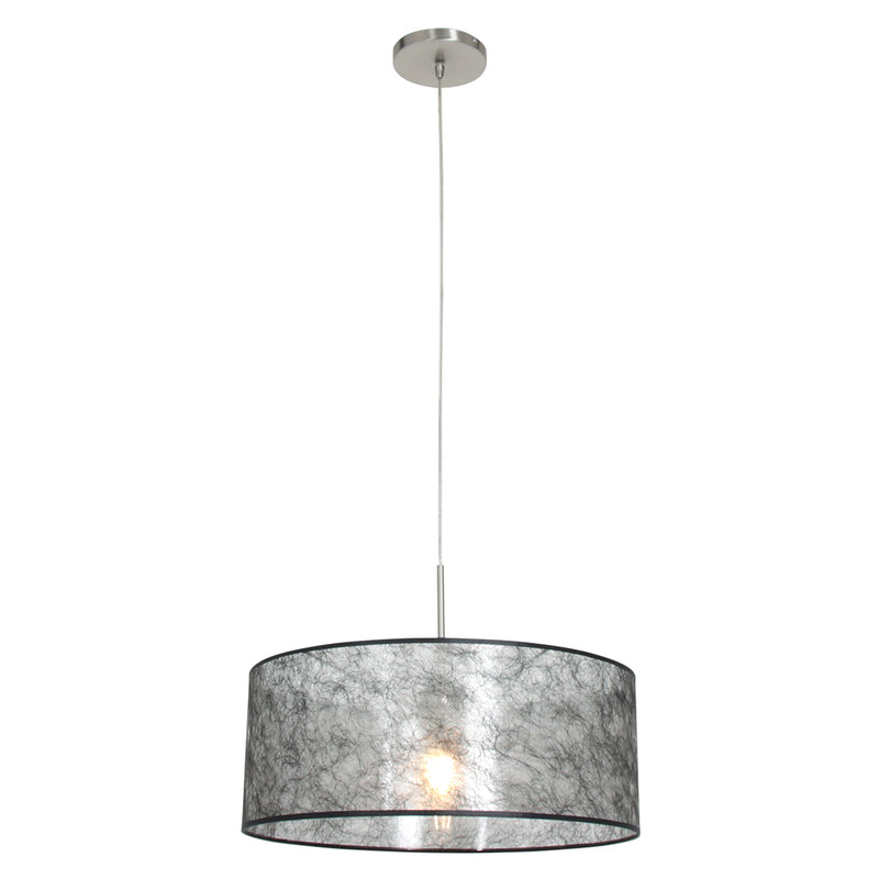 Hanglamp Sparkled Light 9888ST met zwarte kap