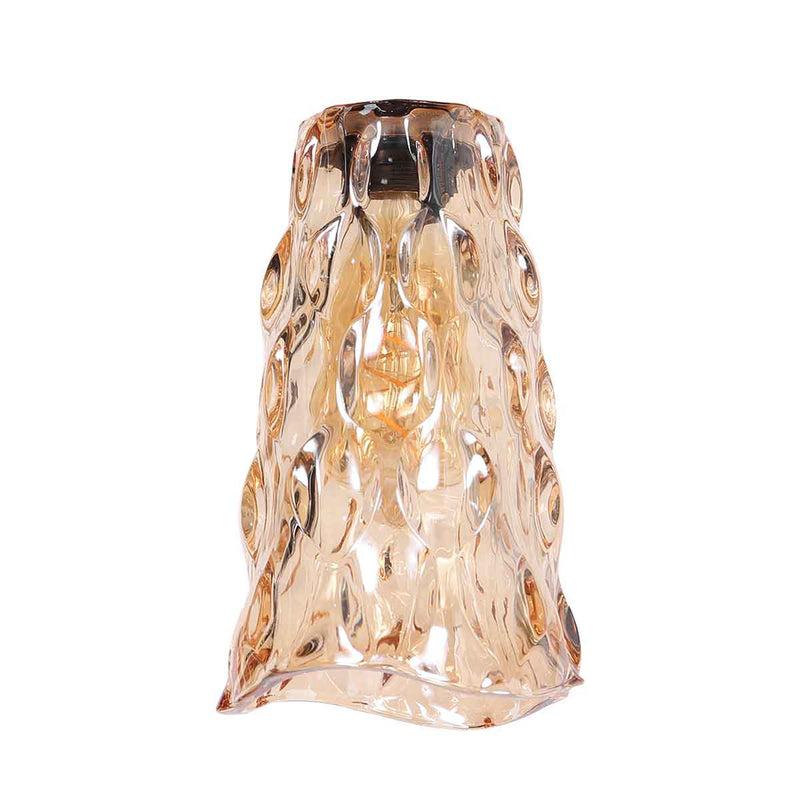 Hanglamp Vidrio 3831ZW amber geel glas