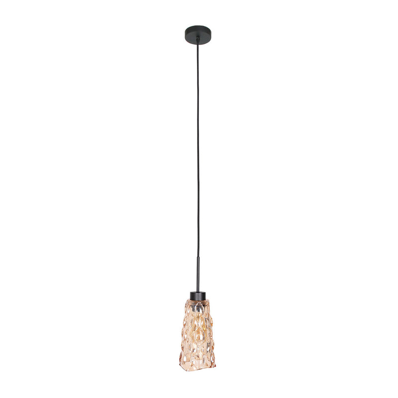 Hanglamp Vidrio 3831ZW amber geel glas