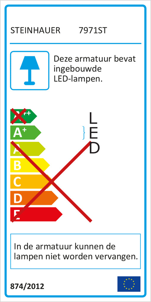 Hanglamp Zelena 7971ST Staal