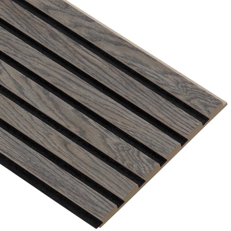 I-Wood Black Oil - Zwart vilt - 30 x 240 cm - Basic houten paneel