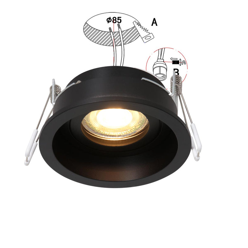 Inbouwspot Pélite 3371ZW Zwart