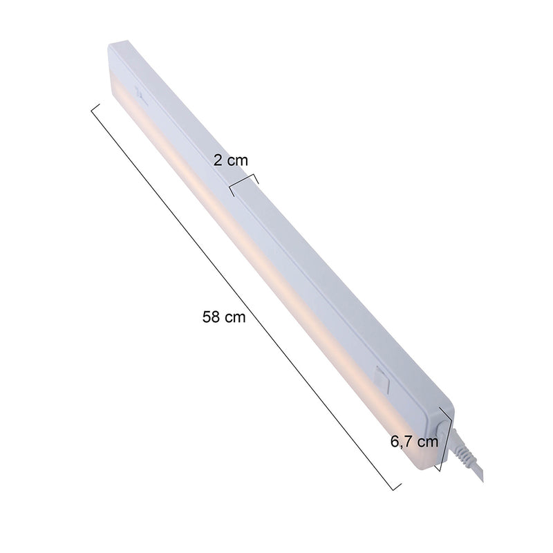 Keukenkastlamp Ceiling and wall 7923W Wit