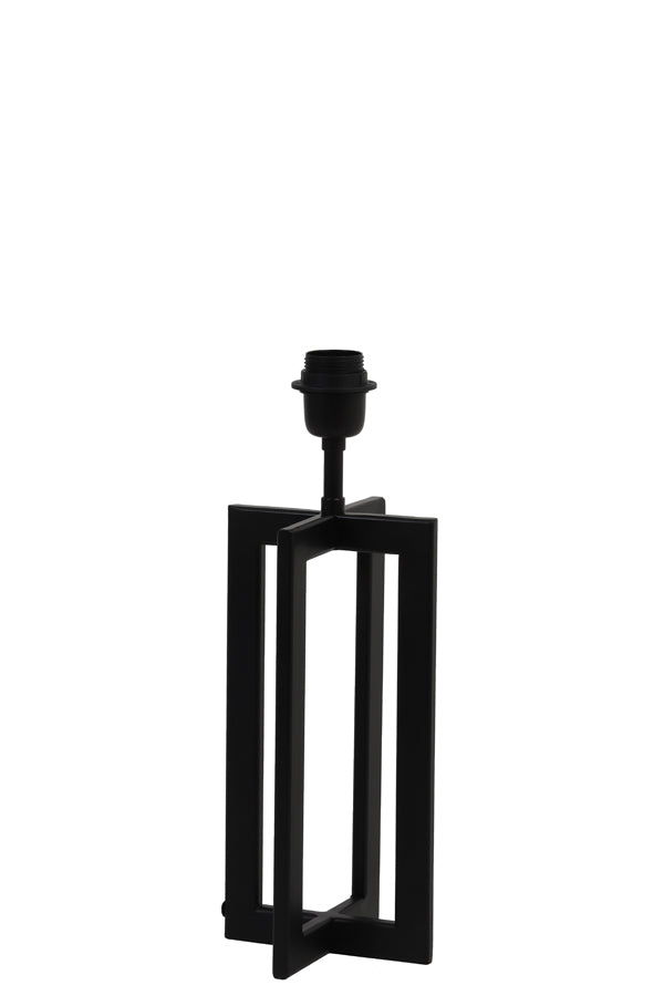 Lamp base 15x15x35 cm MACE matt black