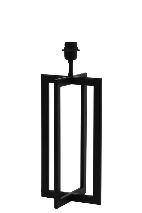 Lamp base 21x21x46 cm MACE matt black