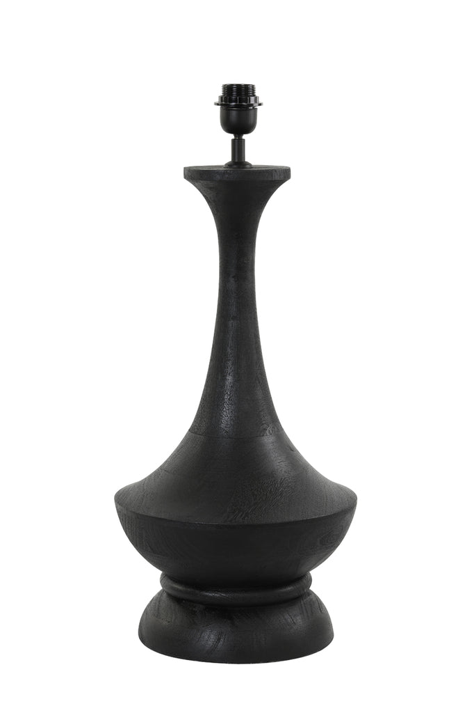 Lamp base 28x66 cm NICOLO wood matt black