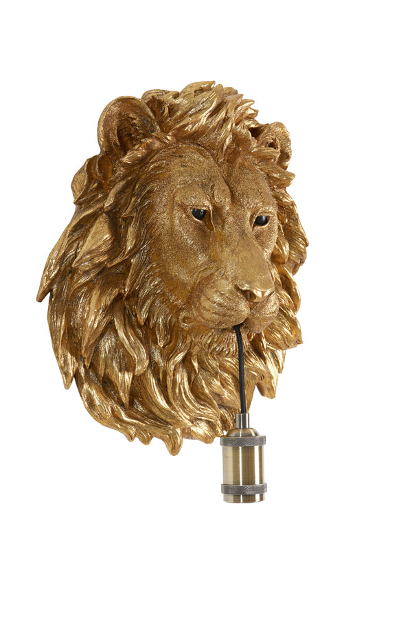 Wall lamp 33,5x19x40,5 cm LION antique bronze