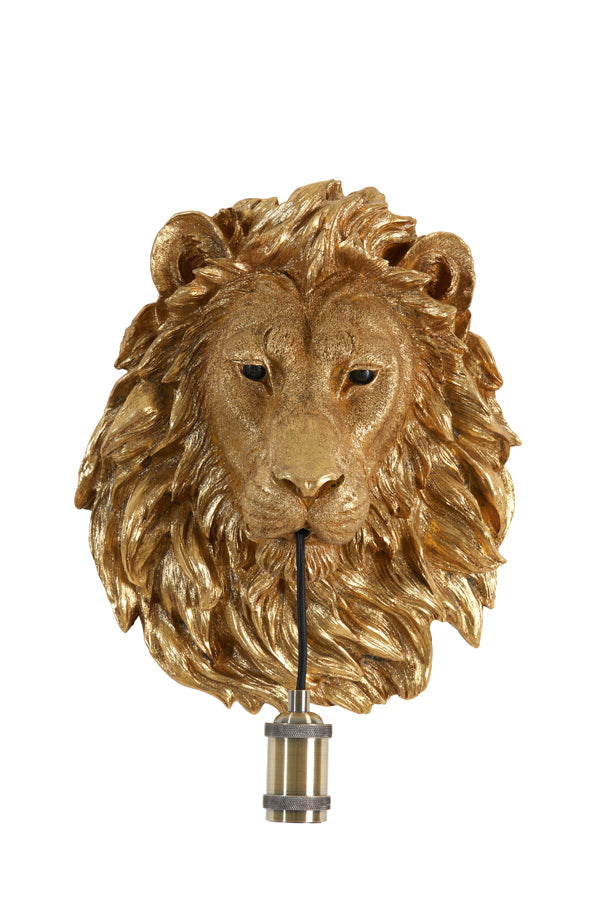 Wall lamp 33,5x19x40,5 cm LION antique bronze