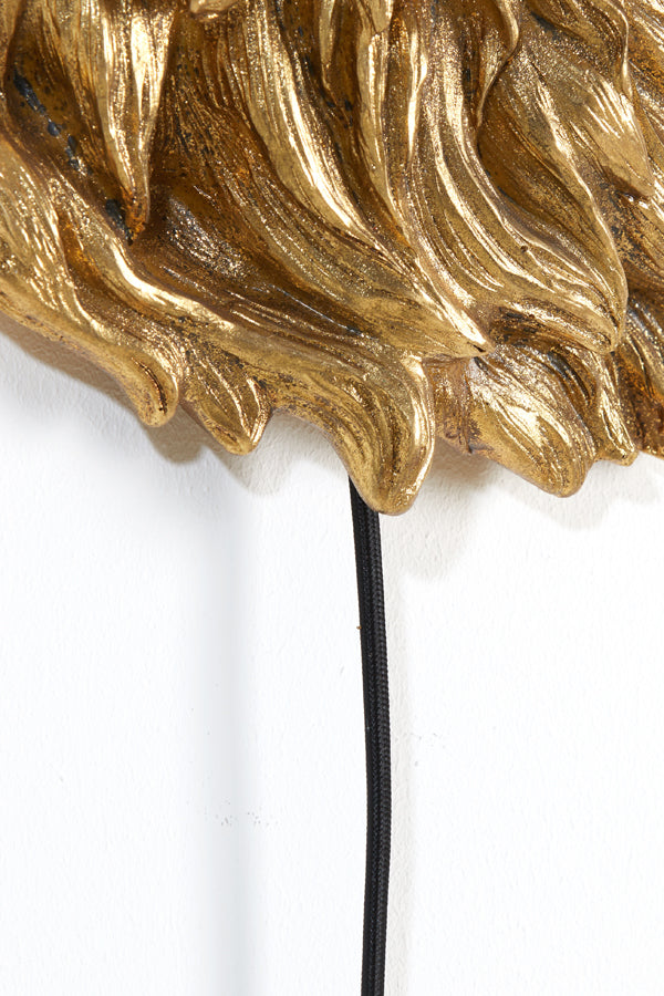 Wall lamp 33,5x19x40,5 cm LION antique bronze