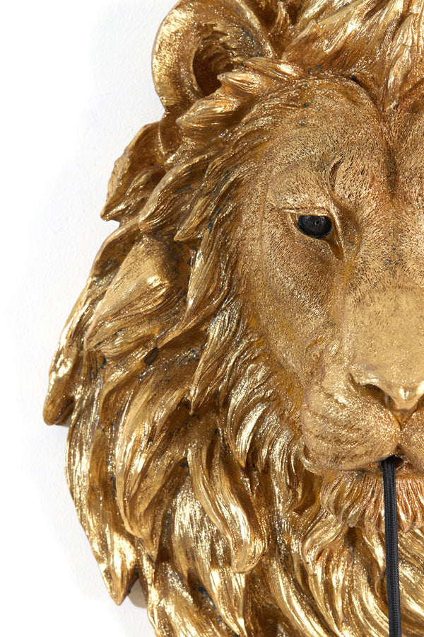 Wall lamp 33,5x19x40,5 cm LION antique bronze